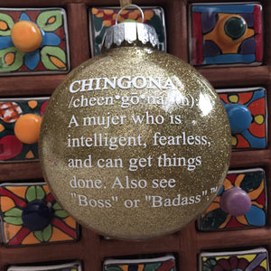 Chingona Definition Ornament